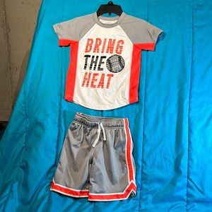 Boys shirt and shorts set